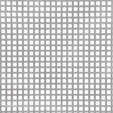 Alberts 462895 Perforerad plåt | fyrkantig perforering | stål | 500 x 1000 x 1 mm