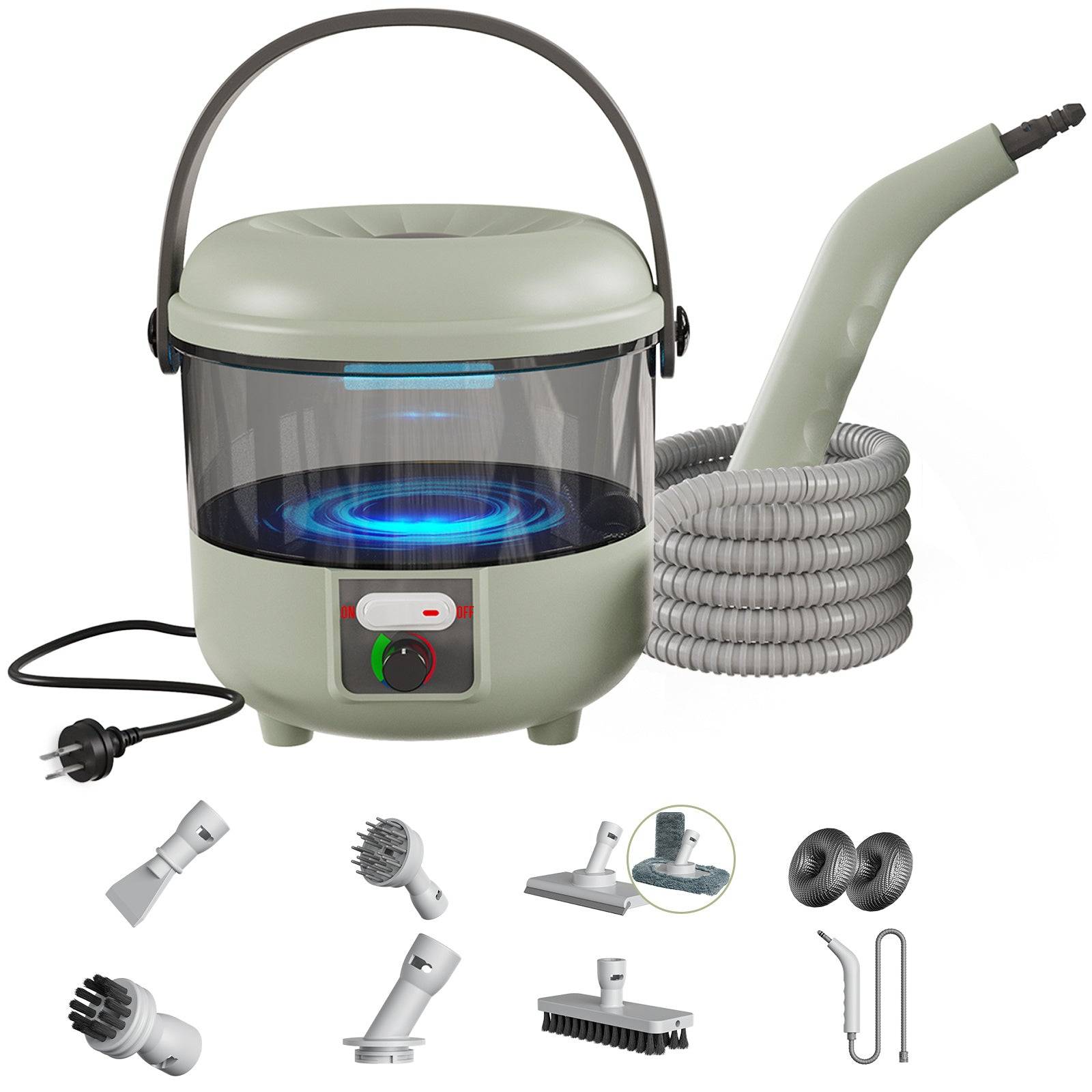 Steam Cleaner, 1500W Powerful Steam Cleaner with 6 Brushes - SC-R