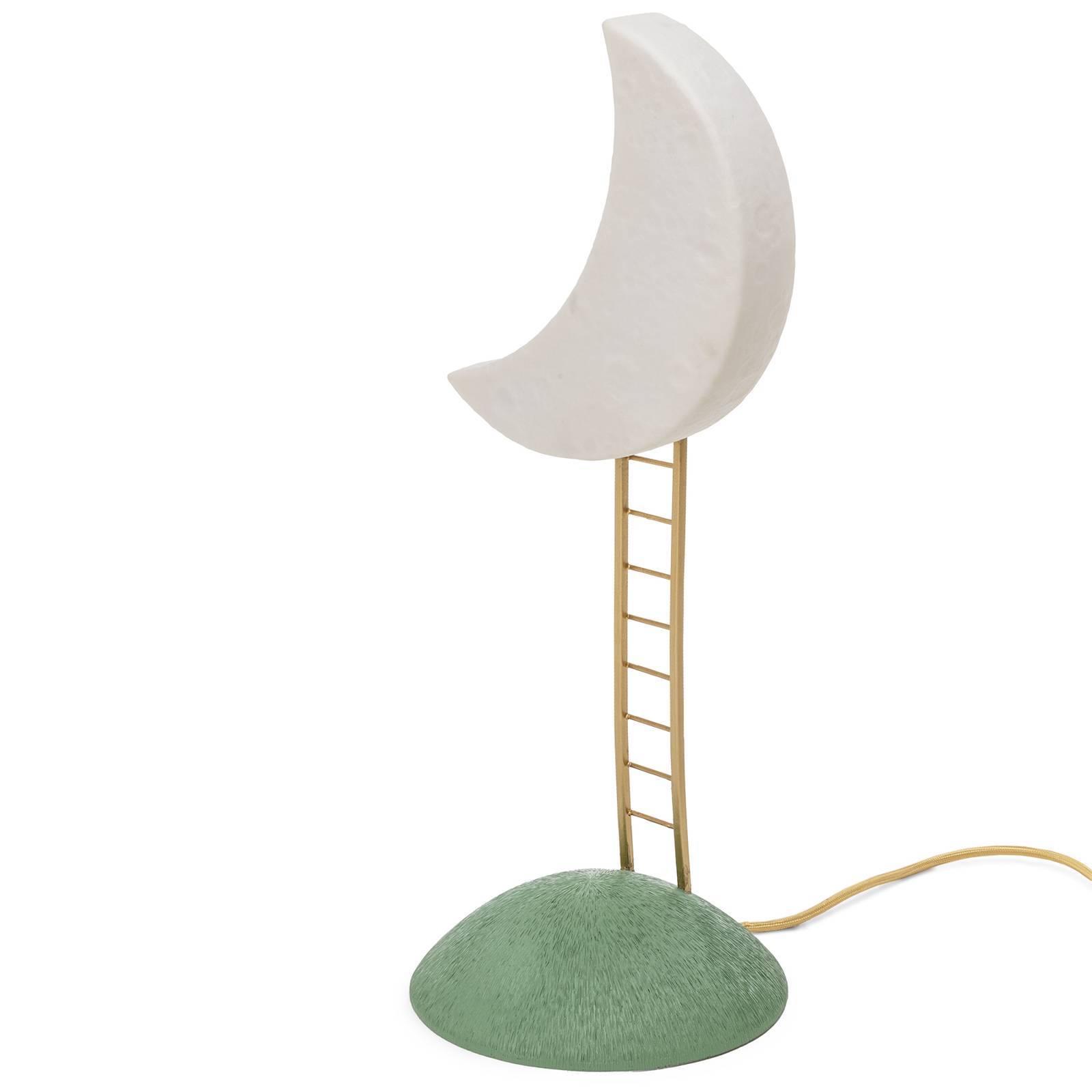 SELETTI LED-dekorbordslampa My Secret Place, Vitt / opal, Vardagsrum / matsal, Syntetmaterial, Design, Bordslampa
