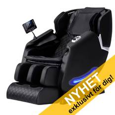Massagestol 4D Lyx+ med SL-teknik, Värmeterapi, Röstkontroll & Touchskärm