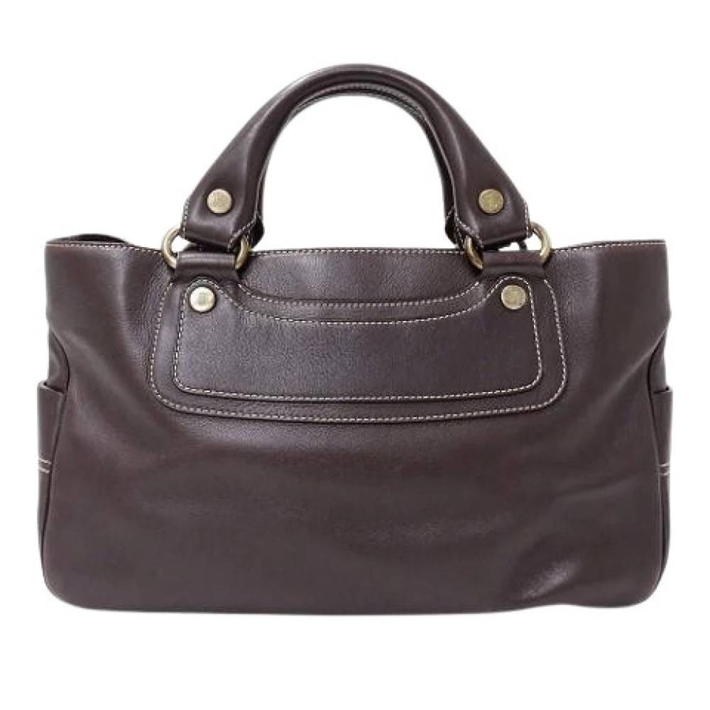 Celine Vintage Pre-owned Vintage Håndtaske - Vintage - Dame - Brun - ONE SIZE - Læder