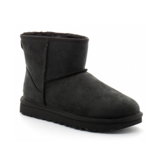 ugg classic mini leather bottes noir 1016558-blk