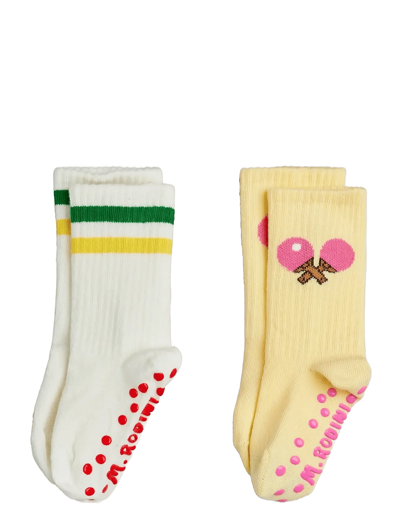 MINI RODINI Table Tennis 2-Pack Anti-Slip Socks | Multi/patterned | 16/19