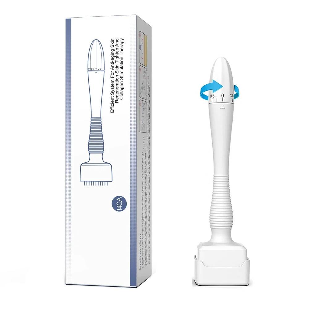 1Pcs 140needles Titanium Adjutable Microneedling Skin care Beauty tool For Home use