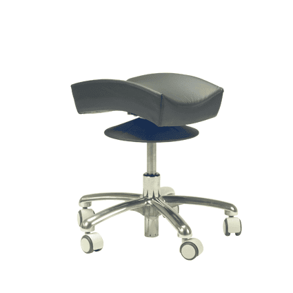 Ergonomisk benstøtte til et ben højdejusterbar med justerbar tilt (Benskammel) - 43-56 cm - Dupper /glidere.