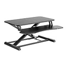 Toboli Laptopställ med Tangentbordshållare 80x40cm Höjdjusterbart Laptopbord för Skärm Monitor