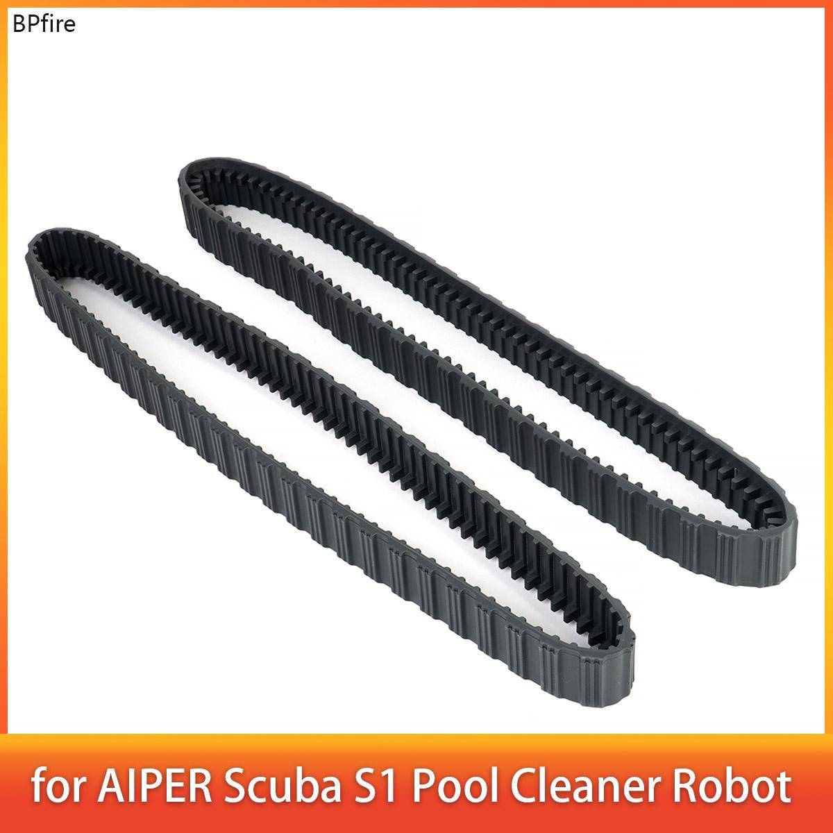 2 st Rengöringsmaskin för pool Krypgång för AIPER Scuba S1 Poolrobot Golv och Vägg, Rengöring vid Vattenlinjen, Däckskinn gray