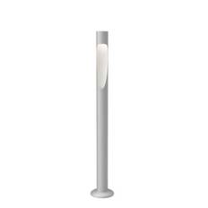 Flindt Garden Bollard, Aluminium Colour Texture, Long, Spike W/O Adap W/Connector, LED 3000K 6.5W, I