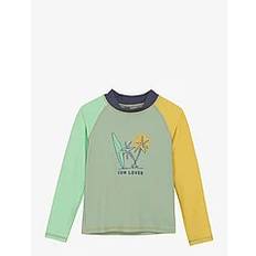 COLOR KIDS T-Shirt L/S W. Chest Print |Green |92