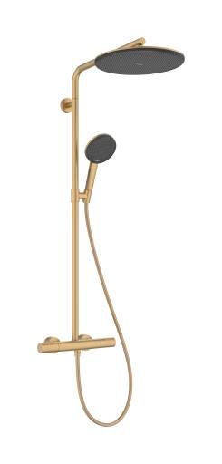 Hansgrohe Raindance Alive S Puro Showerpipe duschset, vattensparande, borstad brons