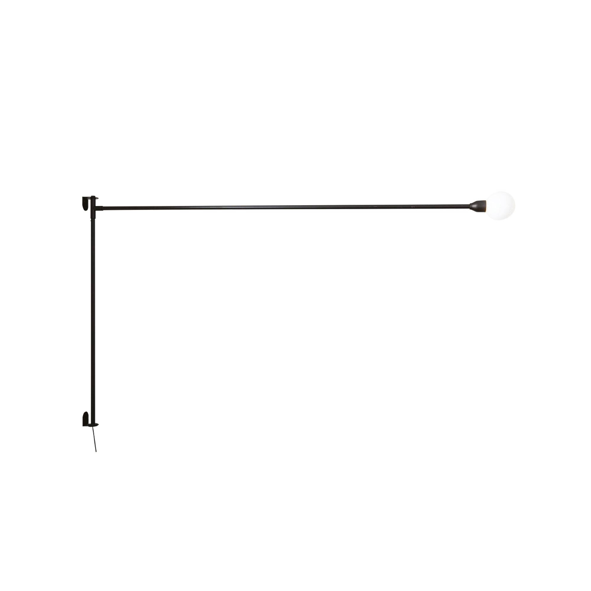 Nemo Lighting - Potence Pivotante - Væglamper - Charlotte Perriand - Sort - Metal