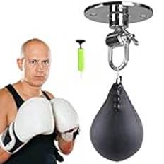 Paodduk Boksäck för vuxna,Speed Bag - Pear Ball boxningssäck Boxning Speed boxningssäckar och vridningsset - Slagboll, Speed Bag-boxning för kvinnor, män, vuxen, gym, hem