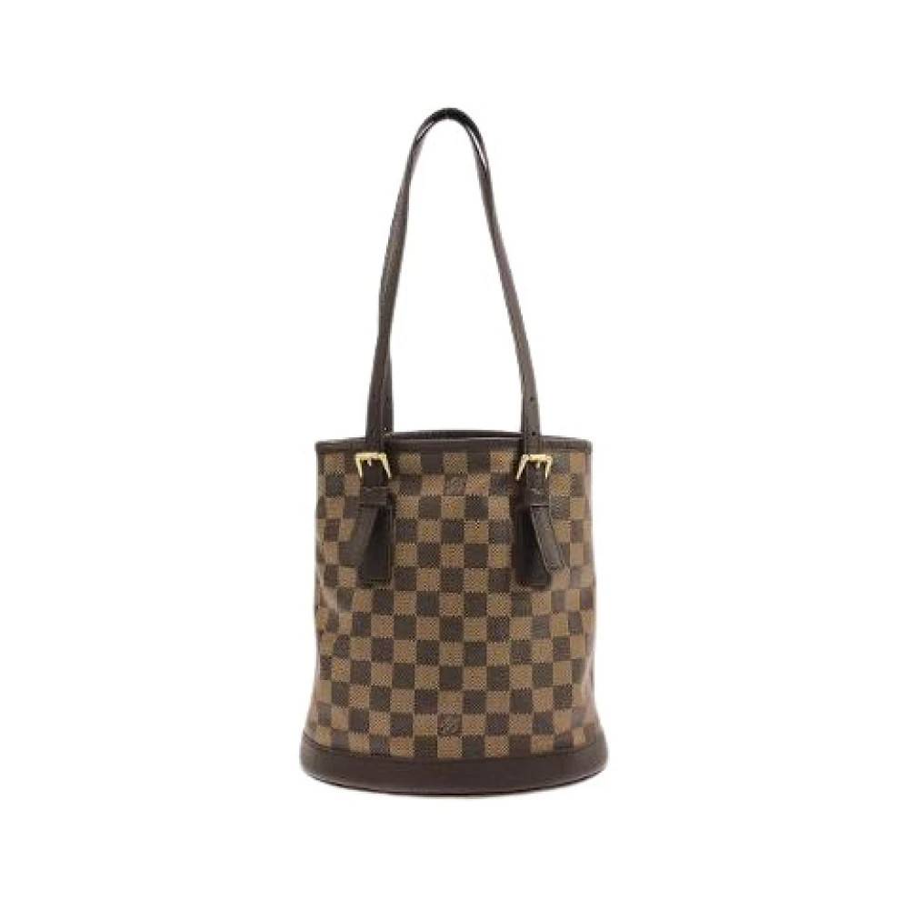 Louis Vuitton Vintage Pre-owned Damier Maile Coated Canvas Shoulder Bag - Vintage - Dame - Brun - ONE SIZE - Uld