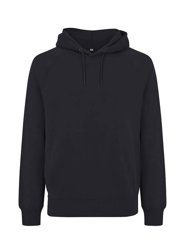 Organic Cotton Hoodie: Earth Positive - XL / Black (XL)