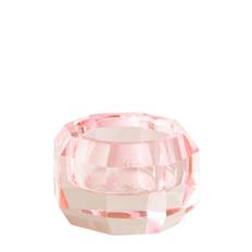 C'EST BON Krystal Lysestage |Pink |One Size 6