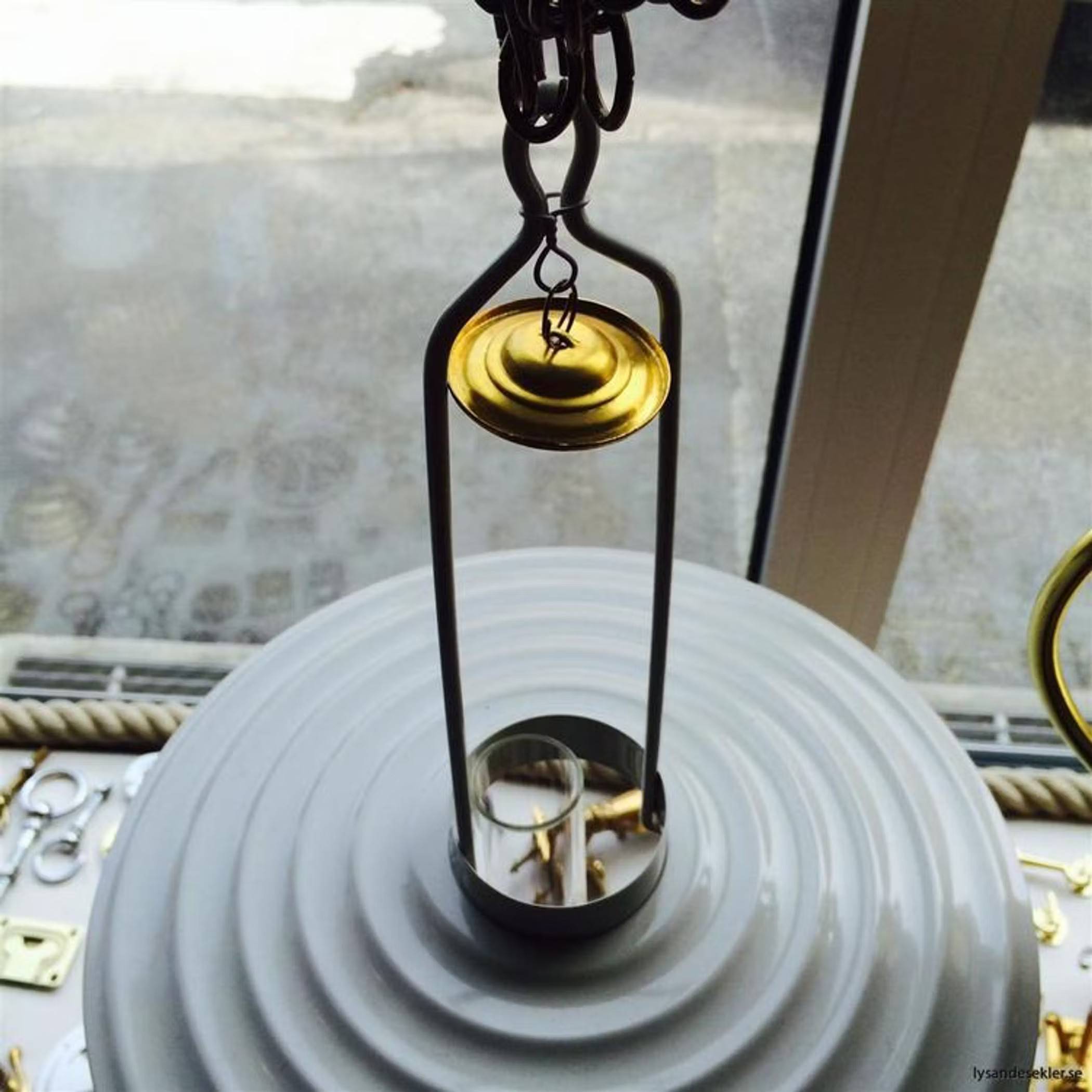Rökhatt Karlskrona Lampfabrik för fotogenlampa - hängande Ø 45 mm