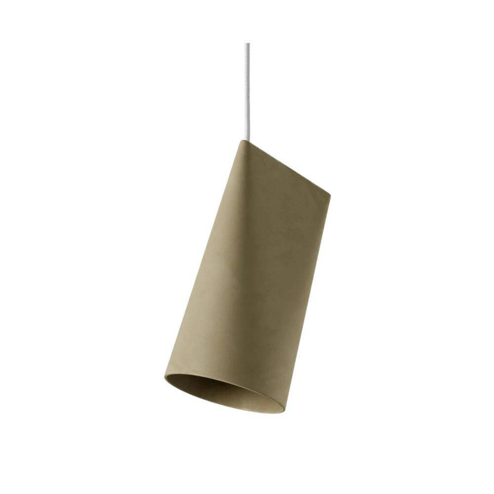 Moebe Ceramic Pendant Narrow Olive