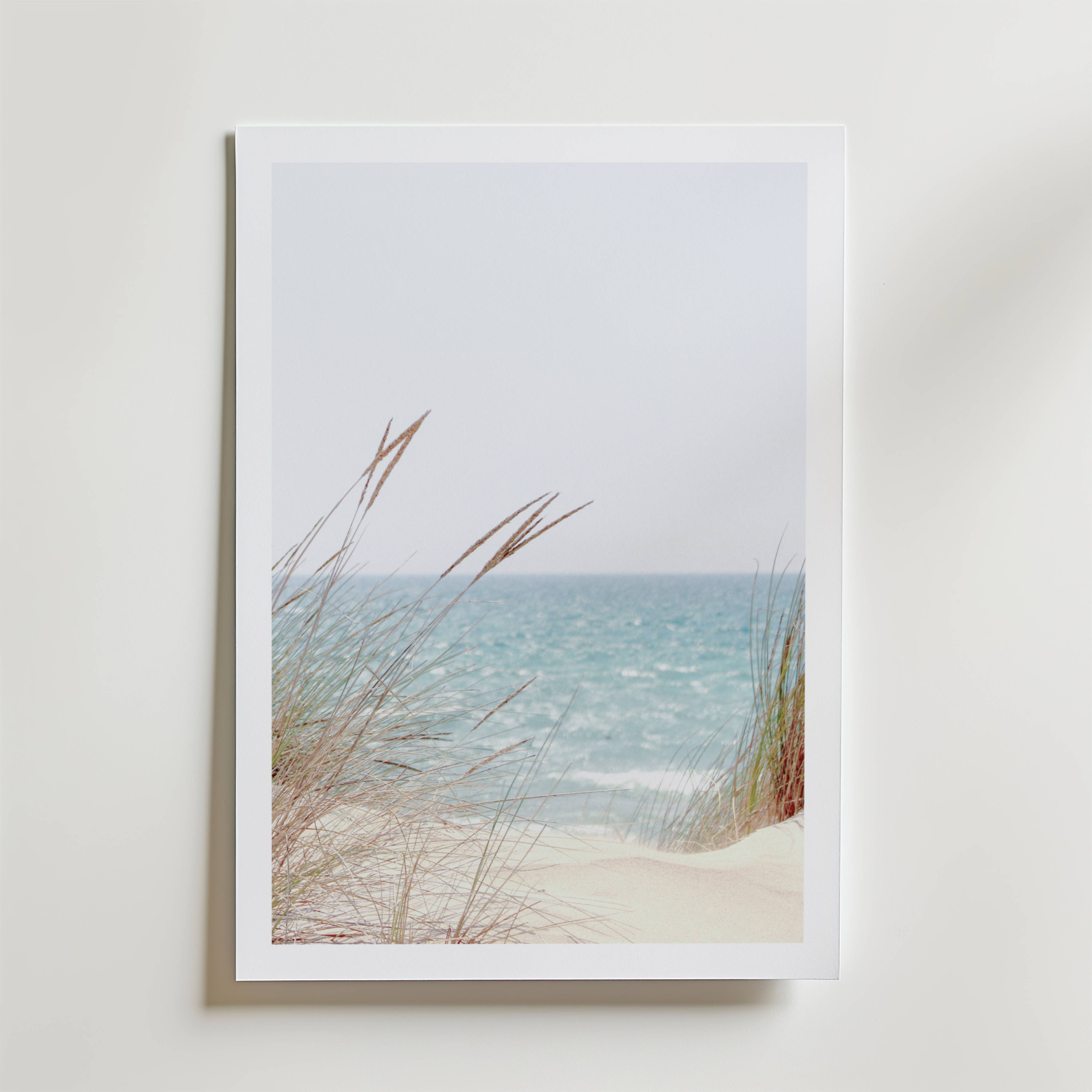 Coastal Breeze Dunes Poster - Premium Canvas 30x40 cm