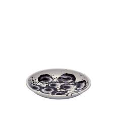 Kapka - Floral Madness Small Plate - Black - Mattallrikar - Mönstrad,Gul