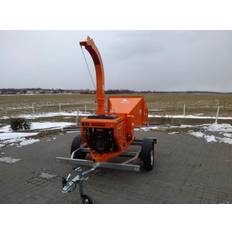 Trailer med bremse 1000 kg til montering af flishugger til 80 KM/T