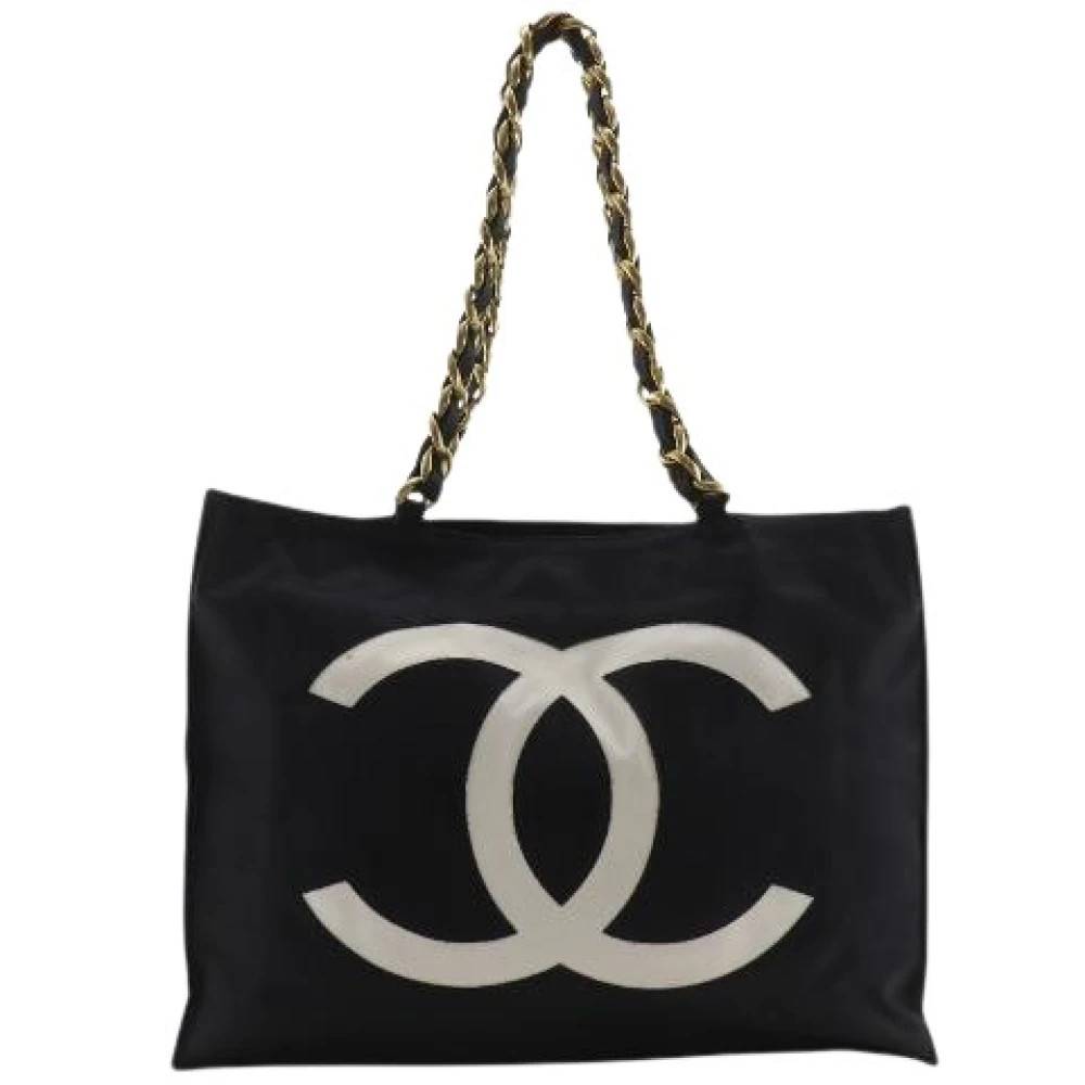 Chanel Vintage - Pre-owned Coco Mark Nylon Tote Bag Vintage - Dam - ONE Size - Nylon