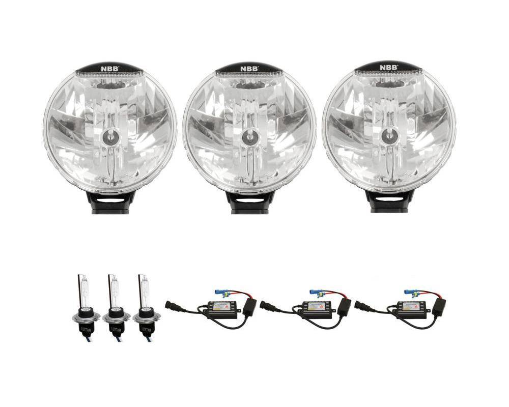 3-pack NBB Alpha 225 extraljuspaket 65W Xenon
