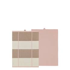 SÖDAHL Viskestykke Blocks 2 Stk. |Rosa |50X70 cm x 70