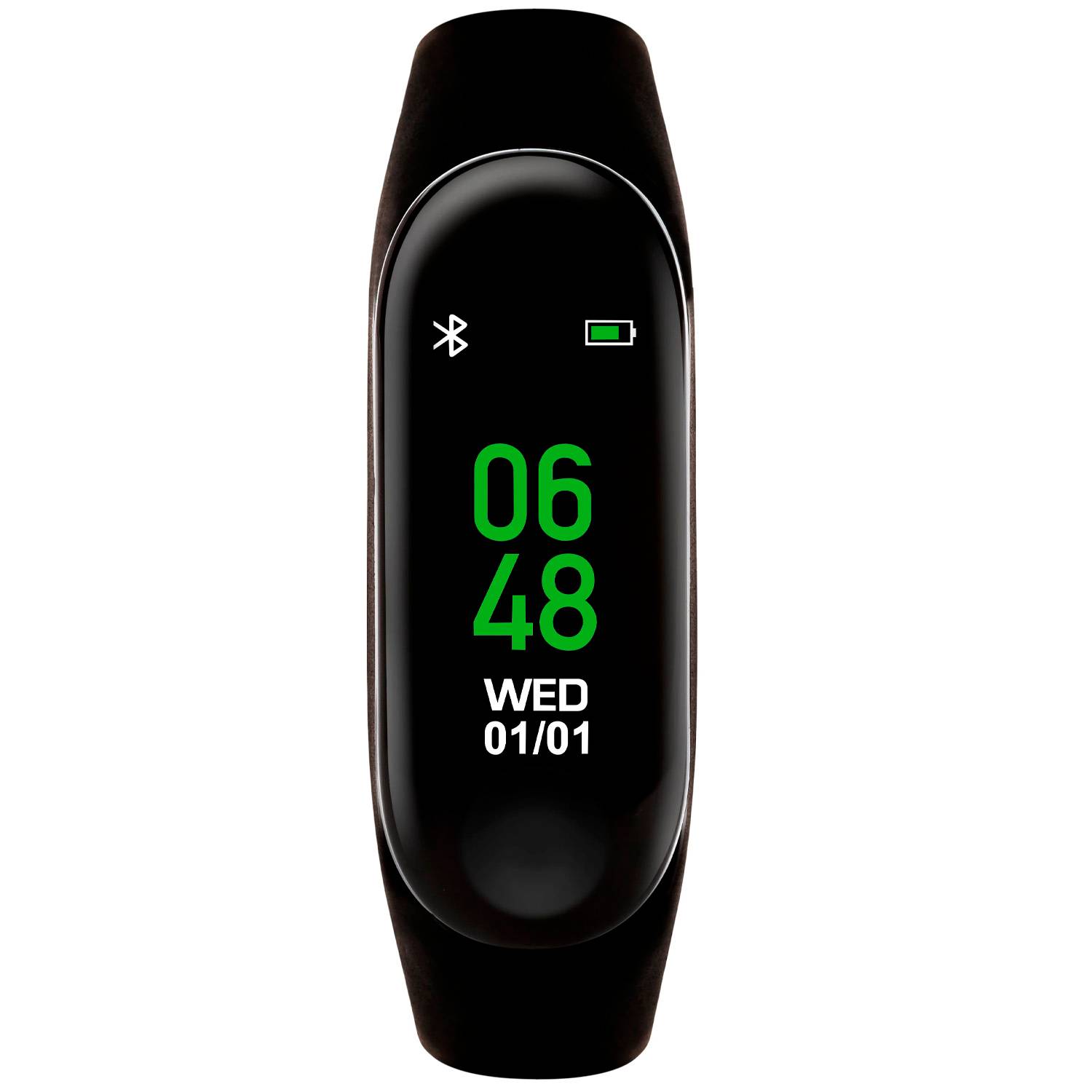 Tikkers Black Smartwatch TKS01-0002 - Unisex - Digitalt - Quartz m. Oplader - Genanvendt Plast - Gorilla Glas.