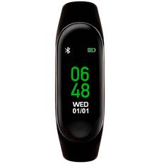 Tikkers Black Smartwatch TKS01-0002 - Unisex - Digitalt - Quartz m. Oplader - Recycled plastics - Gorilla Glas