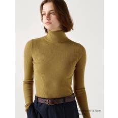 Uniqlo - Merino Ribbed Turtleneck Jumper - Yellow