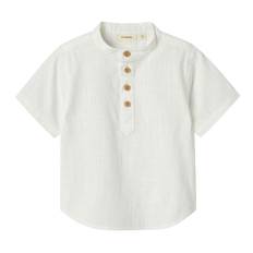 Lil' Atelier Skjorta - NmmHugo - Coconut Mjölk - Lil Atelier - 2 år (92) - Skjorta K/Ä
