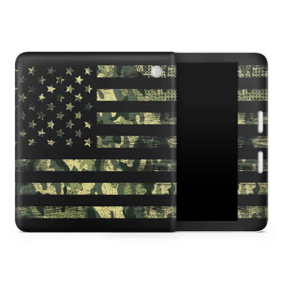 Tablethud kompatibel med Kobo Libra 2 (2023) - American Camo - Premium 3M Vinyl Protective Wrap Decal Cover - Let at anvende | Udformet i USA af