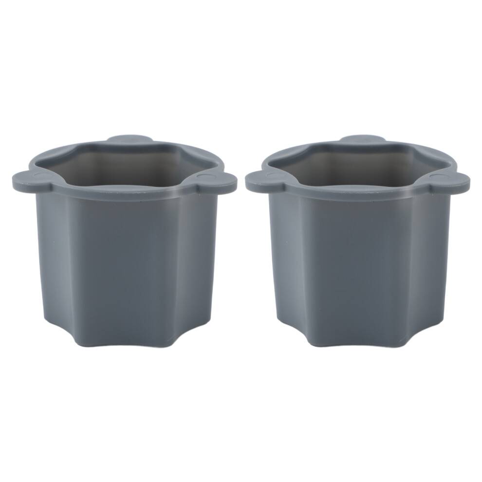 Hul cylindrisk isform til Stanley Cup, fødevaregodkendt silikone, letudløsende isterningbakke med låg, kompatibel med 40oz tørretumbler, tåler