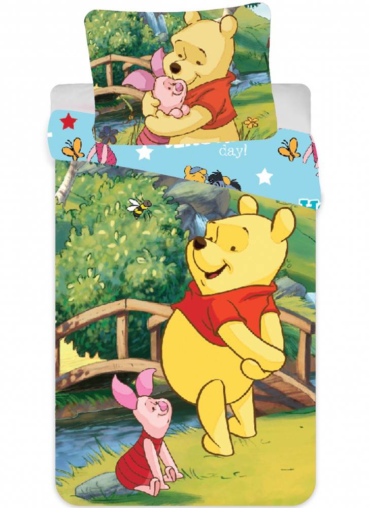Disney Winnie the Pooh barnsängkläder 90x140 cm, 40x55 cm