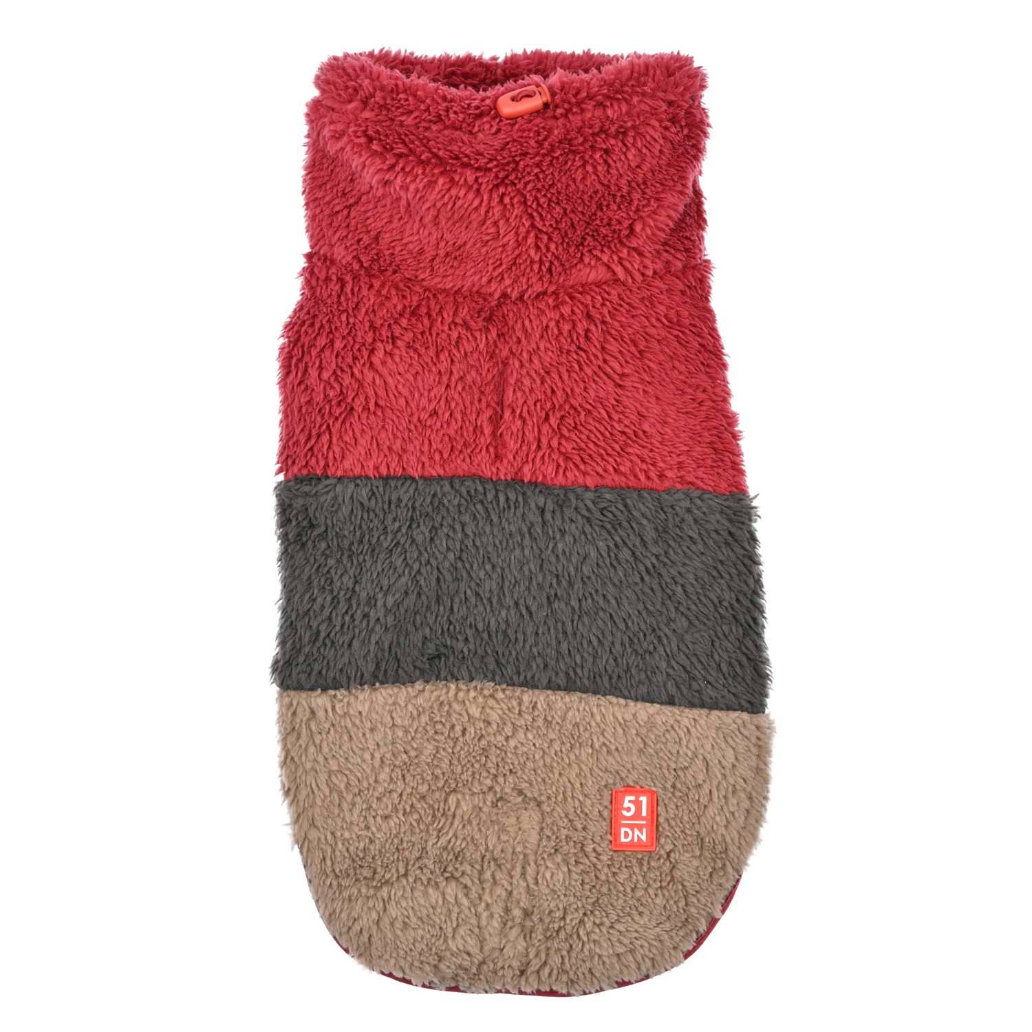 Turtle Teddy - 44 cm , Burgundy Mix