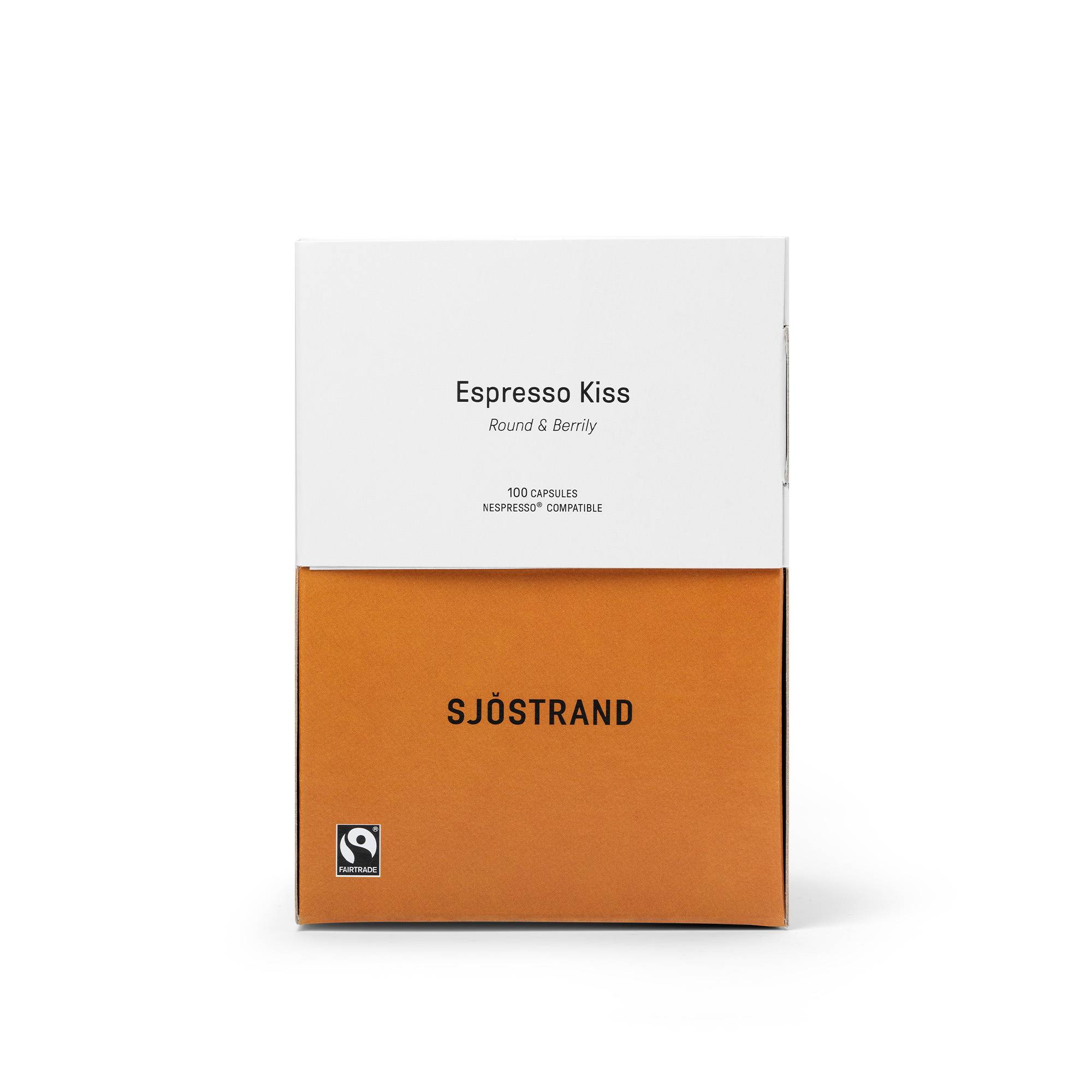 Sjöstrand Coffee - Espresso Kiss kaffekapslar 100-pack - Tillbehör till köksmaskiner - Vit