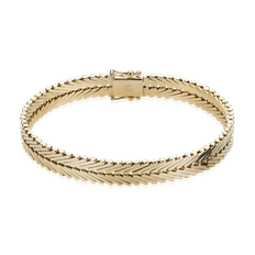 Geneve armbånd i 14kt guld - G14 - 18.5cm / 8mm