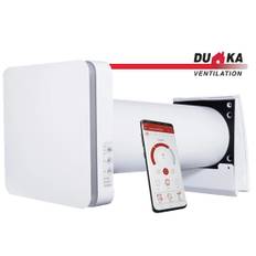 Duka One Pro 50 S Wi-Fi 1-rums varmegenvinding Ø160mm Hvid
