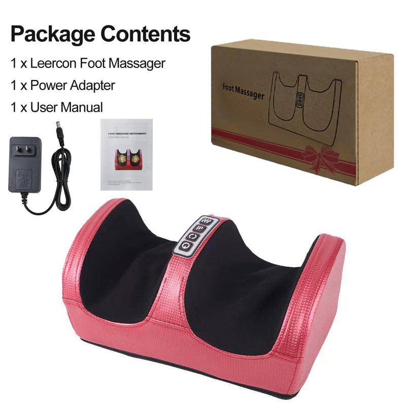 Electric Foot Massager Heating Roller Calf Pain Relief Fatigue Muscles Vibrator Machines Health Daily Relax Relief Foot Stress US Plug
