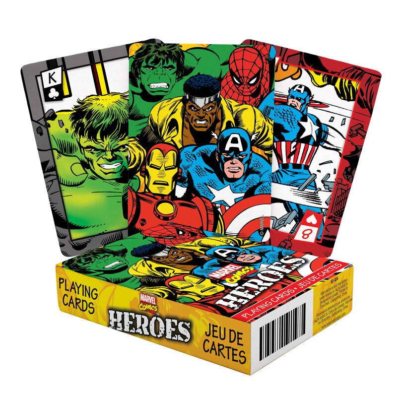 Marvel Comics Heroes Playing Cards