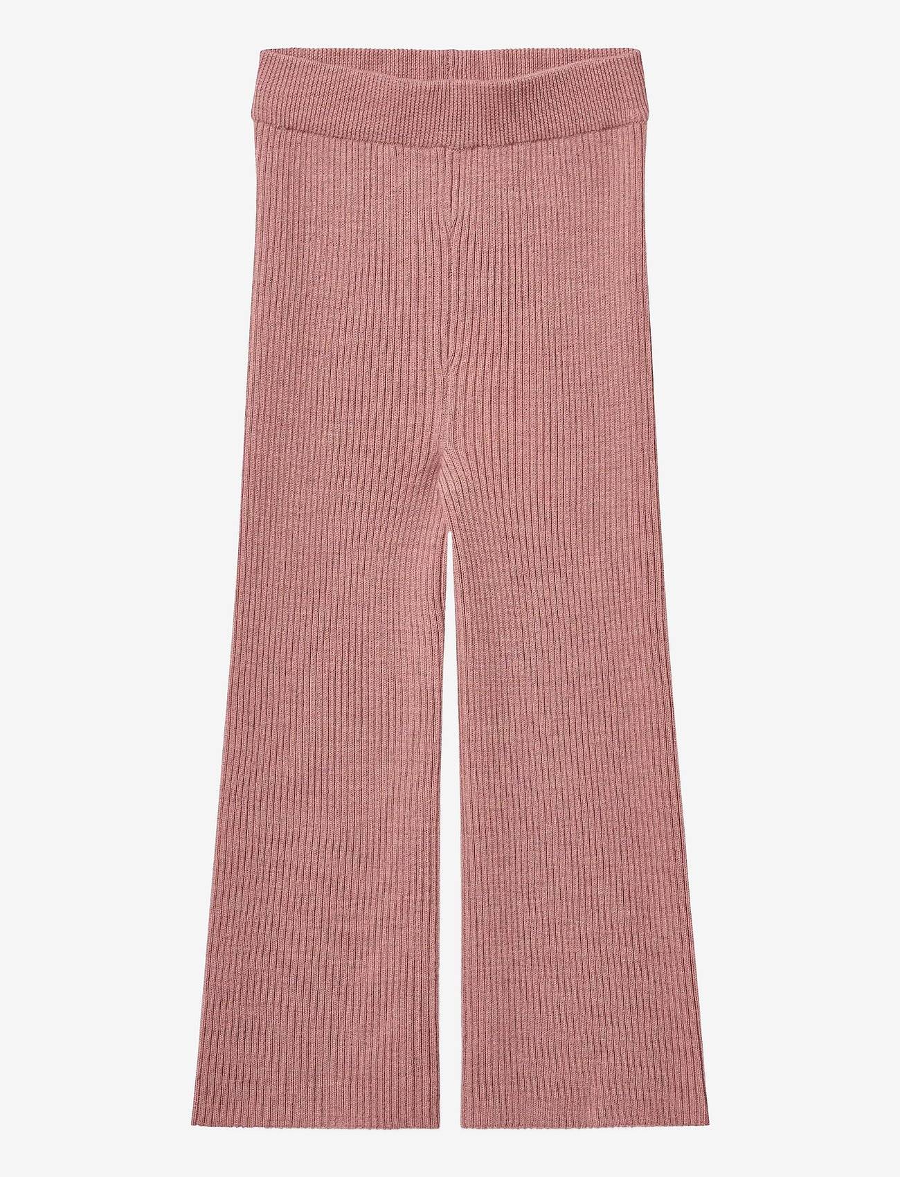 Copenhagen Colors Merino Wide Rib Pants - Pink - 92