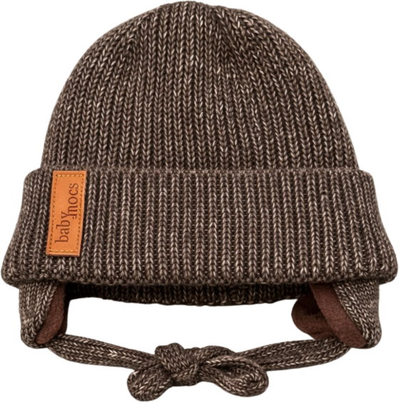 Babymocs Earflap Beanie Sportswear Greige - New! - 38/40