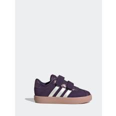 adidas adidas Purple VL Court 3.0 Hook and Loop Kids Trainers