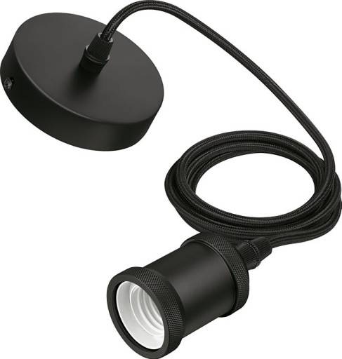 4 st Philips Cord pendelupphängning 2 meter, svart