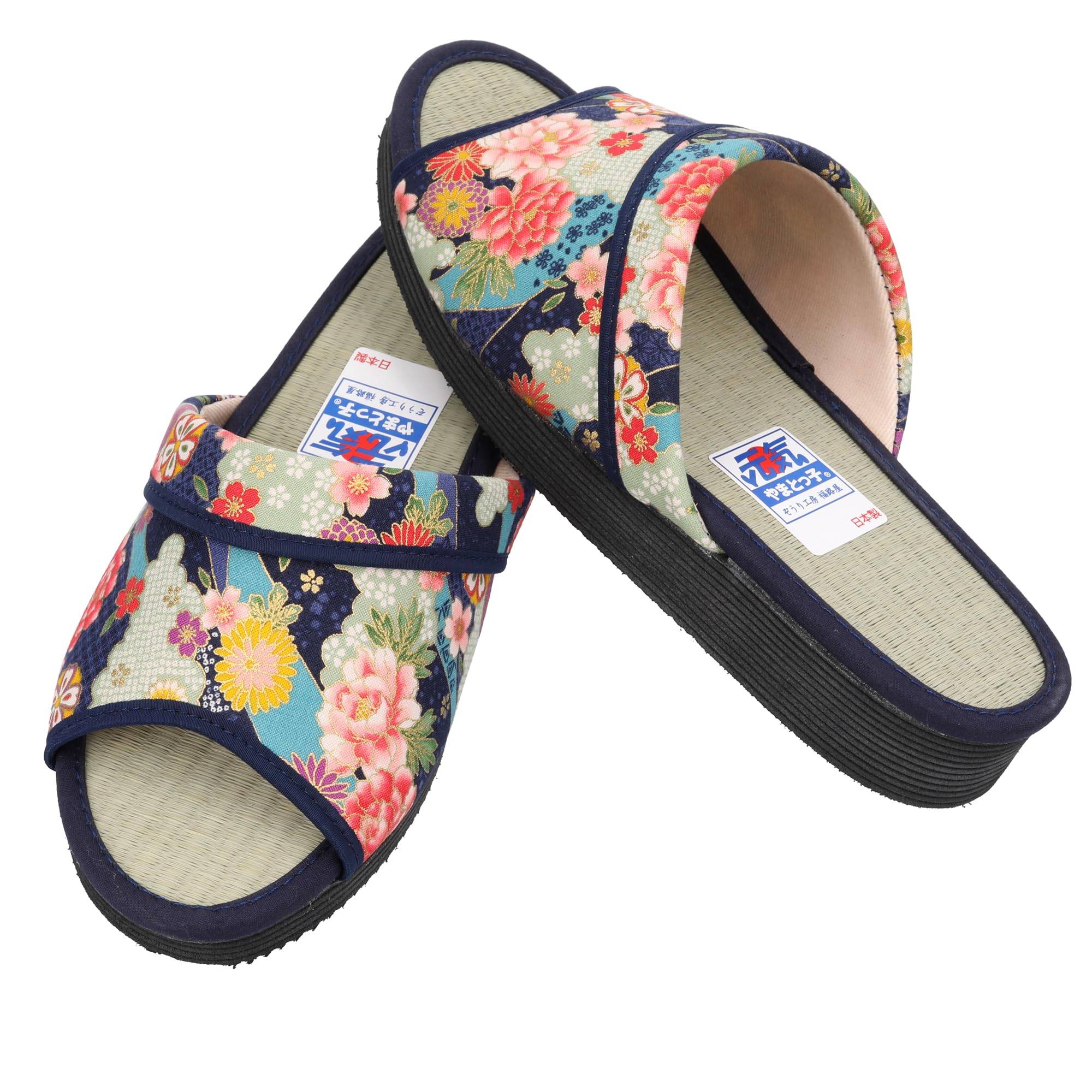 Yamatokko Tofflor med Anpassningsbara Innersulor Komfort Vill Bära Varje Dag och Sandaler med och Tillverkade i Japan Pion Storlek Dam [Japansk Du'll Dag]