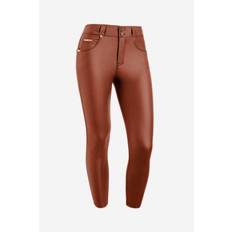 Medium waist N.O.W.® superskinny trousers in eco-friendly faux leather