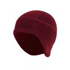 Winter Hat Thermal Running Sports Hats Soft Stretch Fitness Warm Ear Cover Snowboard Hiking Cycling Ski Windproof Cap Men Women vinröd färg