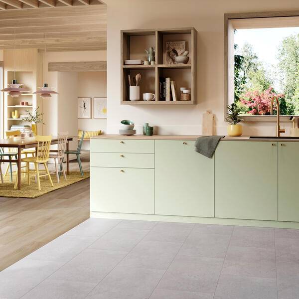Vinylgulv Tile, Zenn Click Comfort 55, Bali.