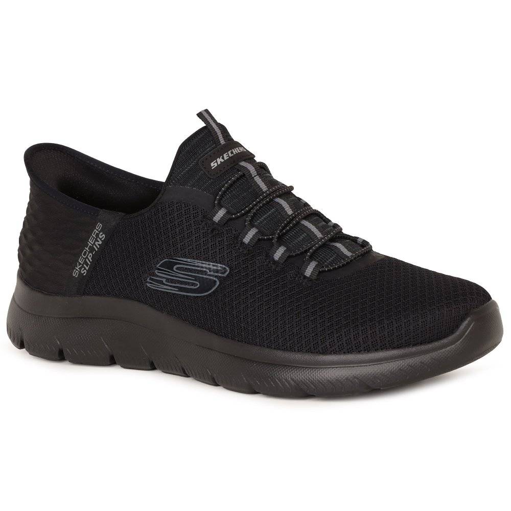 Skechers Slip-In Summits Mens Trainers Colour: Black, Size: 7.5