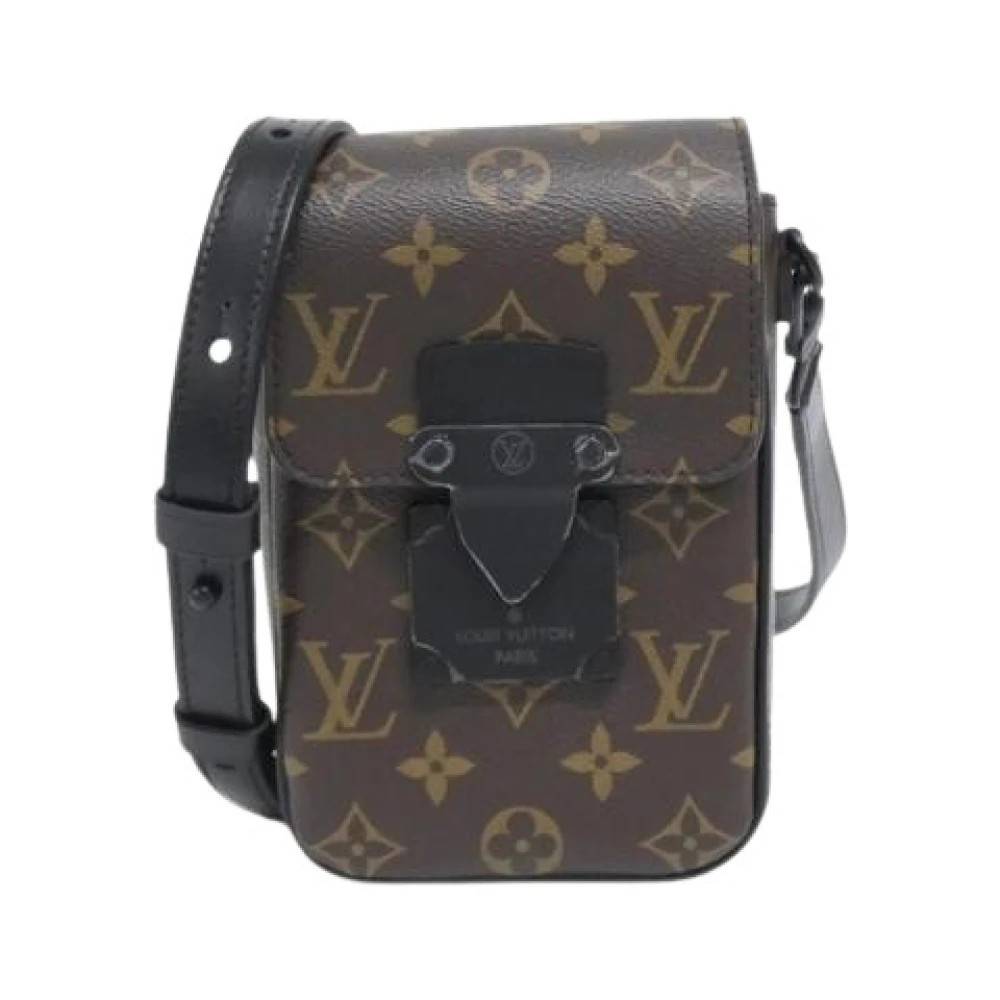 Louis Vuitton Vintage Pre-owned Skuldertaske - Vintage - Herre - Brun - ONE SIZE - Uld